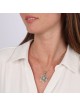 14K Gold Floral Star of David Pendant With 109 White & Champagne Diamo