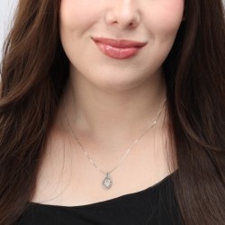 Sterling Silver Silver Star of David Necklace - Love