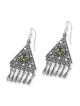 Traditional Yemenite Art Handcrafted Sterling Silver and Peridot Stone