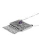 Art yéménite traditionnel fabriqué à la main en argent sterling filigrane Box Neck
