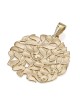 Pendentif nuage Shema Yisrael en or 14 carats - Deutéronome 6:4