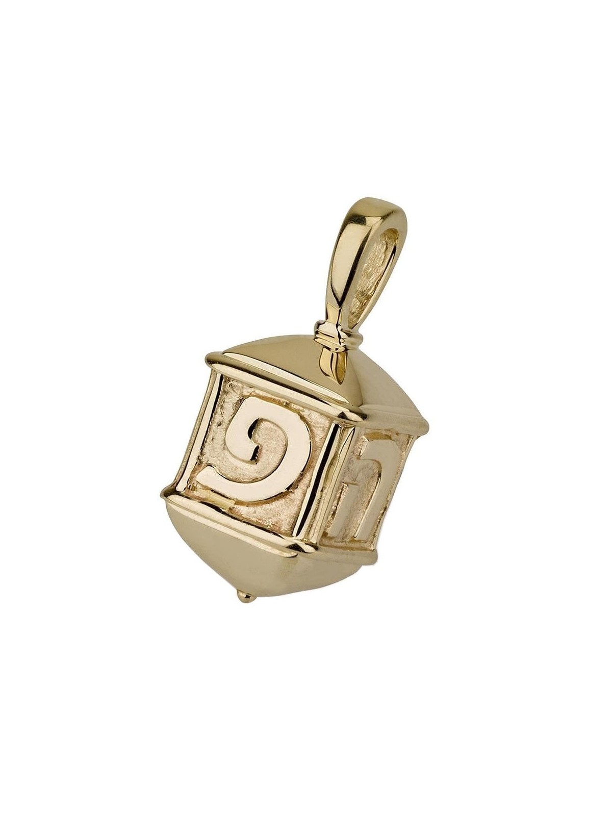 Pendentif Dreidel en or 14 carats