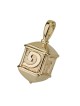 Pendentif Dreidel en or 14 carats