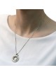 Collier Roue Argent et Or - Prière du Voyageur