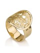 Bague Shema Yisrael en or 14 carats - Deutéronome 6:4