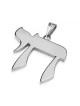 Collier pendentif Chai mince en or 14 carats - Or jaune ou blanc