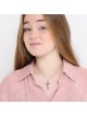 Silver and Gold Uriel Key Kabbalah Necklace
