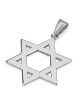 Large 14K Gold Classic Star of David Pendant