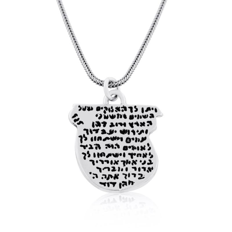 Silver Lyre Pendant Necklace
