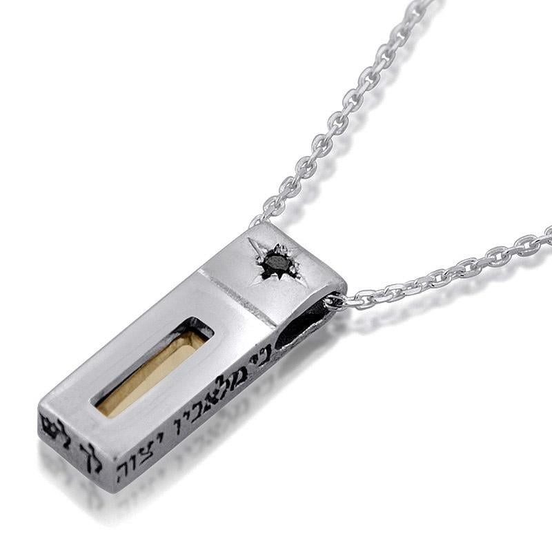 For He will Give His Angels Five Metals Kabbalah Pendant Necklace (Psa