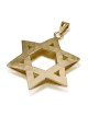 Pendentif étoile de David arquée en or 14 carats