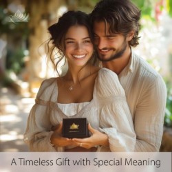 14K Yellow Gold Filigree Hamsa Pendant Necklace With Turquoise Stone