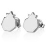 14K Gold Classic Pomegranate Stud Earrings