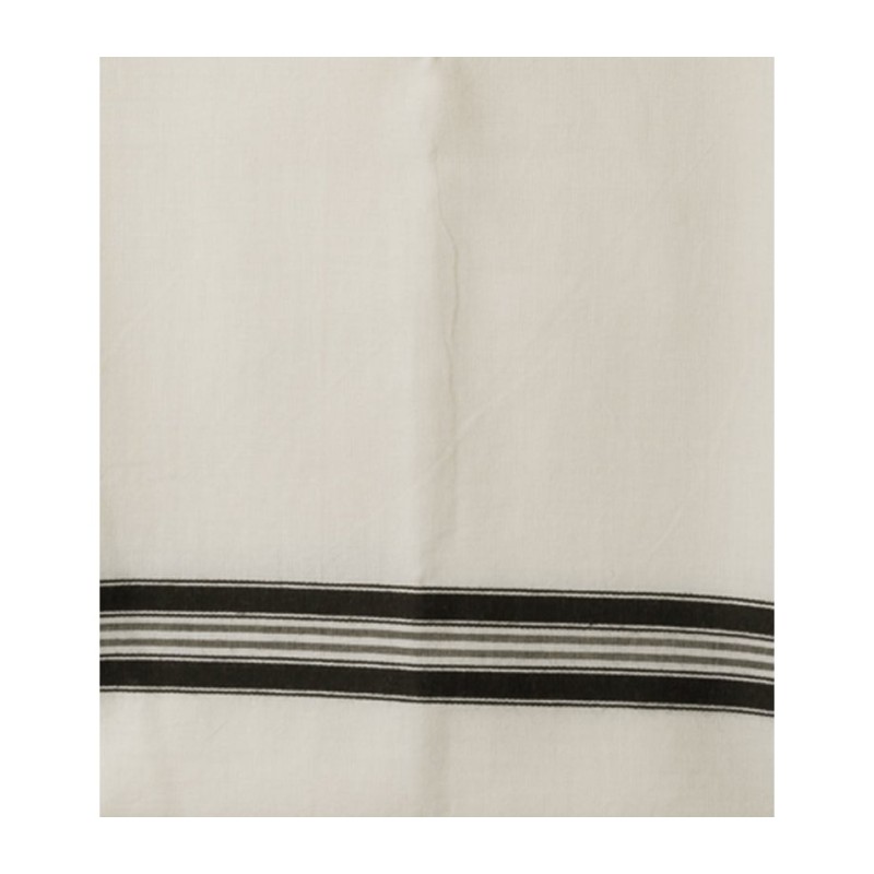 Talitnia White Wool Tallit Katan Without Center Frin... | Tallit Katan