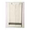 Talitnia White Wool Tallit Katan Without Center Frin... | Tallit Katan