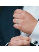 Bague tournante Shema Yisrael en argent sterling 925 - Deutéronome 6:4