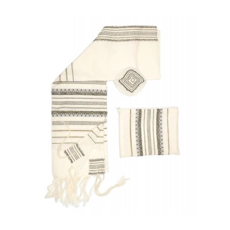 Gabrieli Handwoven Hagar Off White Woo... | Gabrieli Hand Woven Tallit