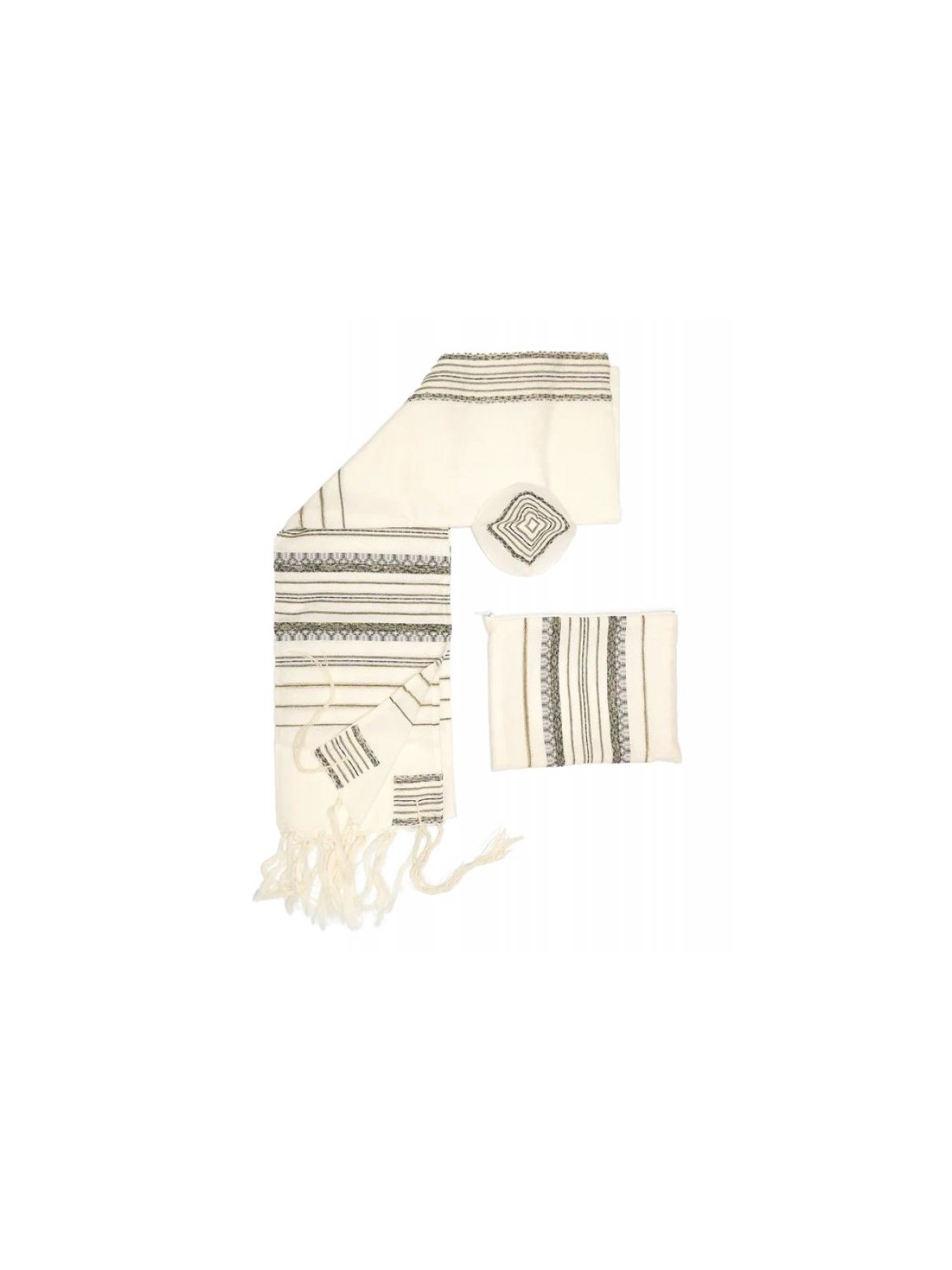 Gabrieli Handwoven Hagar Off White Woo... | Gabrieli Hand Woven Tallit
