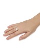 925 Sterling Silver Shema Yisrael Ring in Hebrew-English - Rhodium Pla