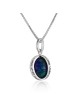 Collier Marina Jewelry en argent sterling et pierre d'Eilat - This Too Sha