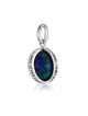 Marina Jewelry Sterling Silver and Eilat Stone Necklace - This Too Sha