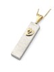 14K Gold Mezuzah Pendant Necklace