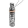 Ana Bekoach: Sterling Silver and Gold Mezuzah Necklace