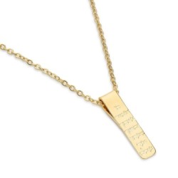 Women's Traveler's Prayer Necklace - Sterling Silver or Gold Plated