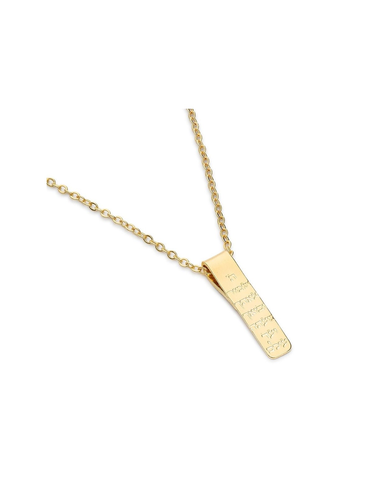 Women's Traveler's Prayer Necklace - Sterling Silver or Gold Plated