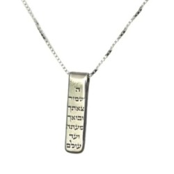 Women's Traveler's Prayer Necklace - Sterling Silver or Gold Plated