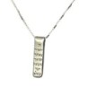Women's Traveler's Prayer Necklace - Sterling Silver or Gold Plated