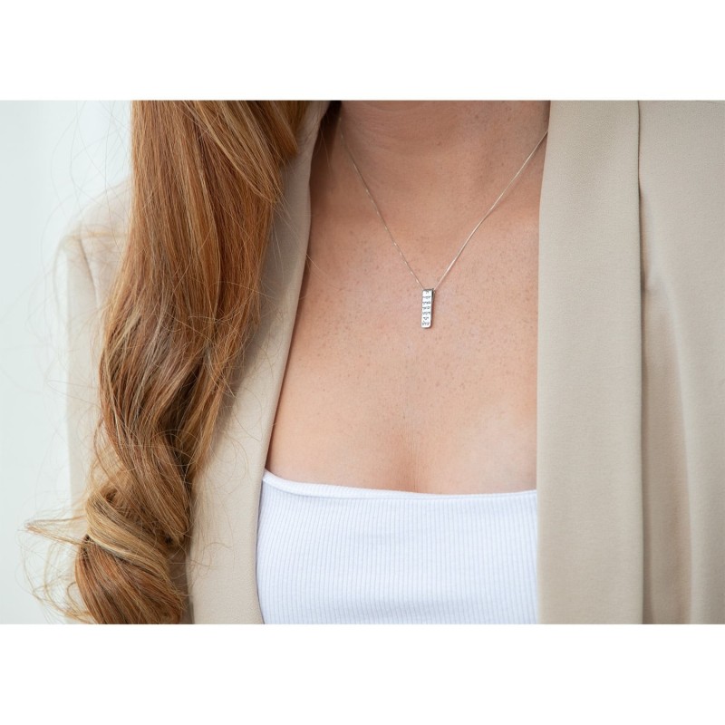 Collier de prière du voyageur pour femmes - Argent sterling ou plaqué or