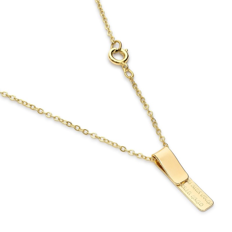 Collier de prière du voyageur pour femmes - Argent sterling ou plaqué or