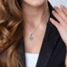 Sterling Silver and Gold Plated Star of David Necklace