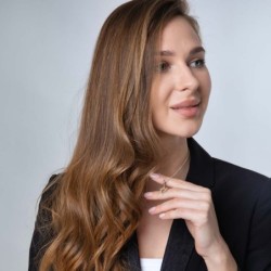 Sterling Silver and Gold Plated Star of David Necklace