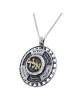 Angels' Names: Silver, Gold & Labradorite Kabbalah Necklace