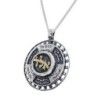Angels' Names: Silver, Gold & Labradorite Kabbalah Necklace
