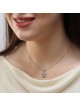Diamond-Accented 14K Gold Double Star of David Pendant Necklace for Wo