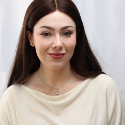 Diamond-Accented 14K Gold Double Star of David Pendant Necklace for Wo