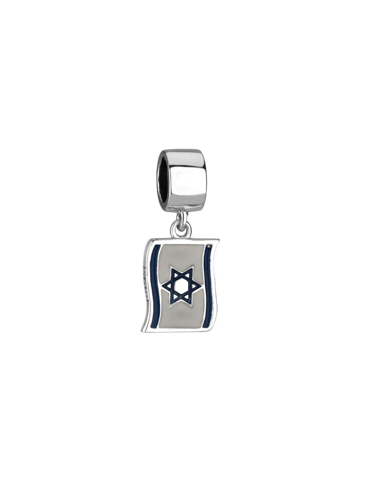 Marina Jewelry Israeli and American Flags Pendant Charm