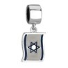Marina Jewelry Israeli and American Flags Pendant Charm