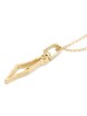 14K Yellow or White Gold Map of Israel Pendant Necklace for Women