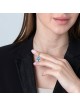 Collier pendentif étoile de David en argent sterling pour femme avec magnifique