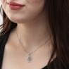 14K Gold Hamsa and Star of David Pendant with Diamonds for Women