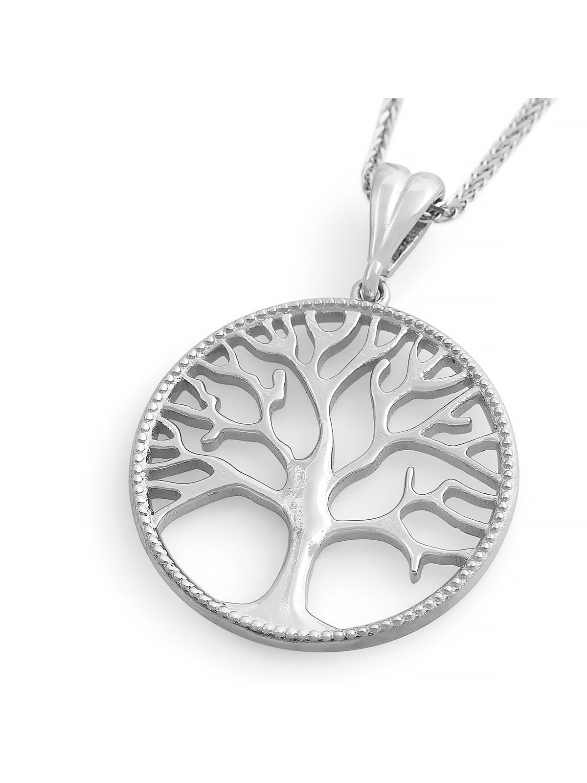 Collier pendentif arbre de vie de luxe en or 14 carats