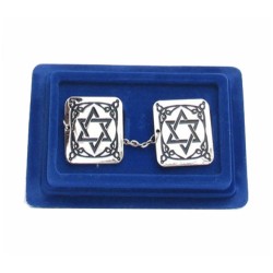 Tallit Prayer Shawl Clips Nickel Plated Decorative S... | Tallit Clips