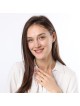 14K Gold Heart Necklace with Single Diamond