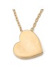 Collier cœur en or 14 carats avec diamant unique