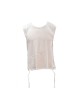 Adult White Sleeveless Undershirt with Tzitzit | Tzitzit T-Shirt