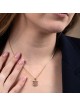 14K Yellow Gold David's Harp Pendant